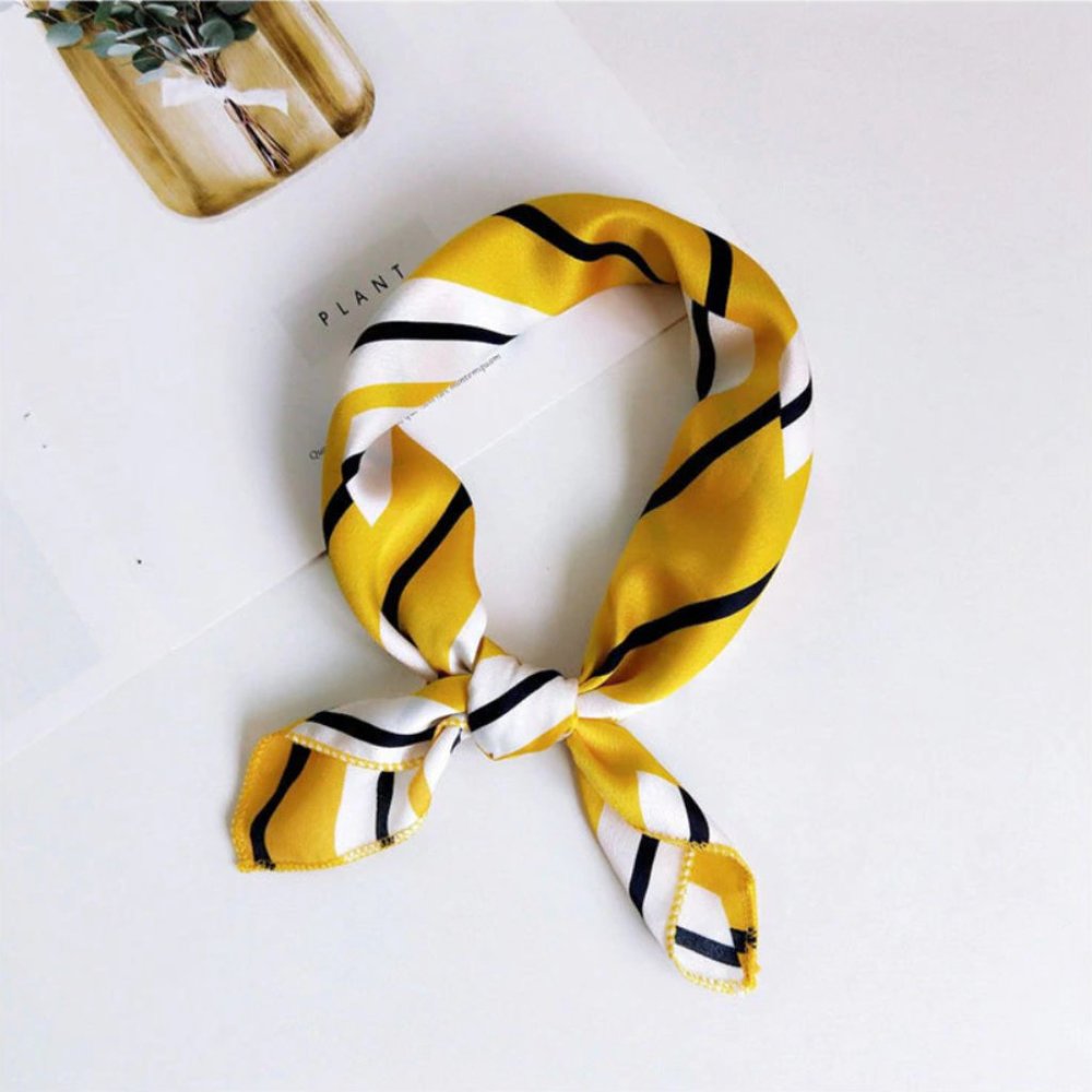 Silky Square Scarf for All Purpose